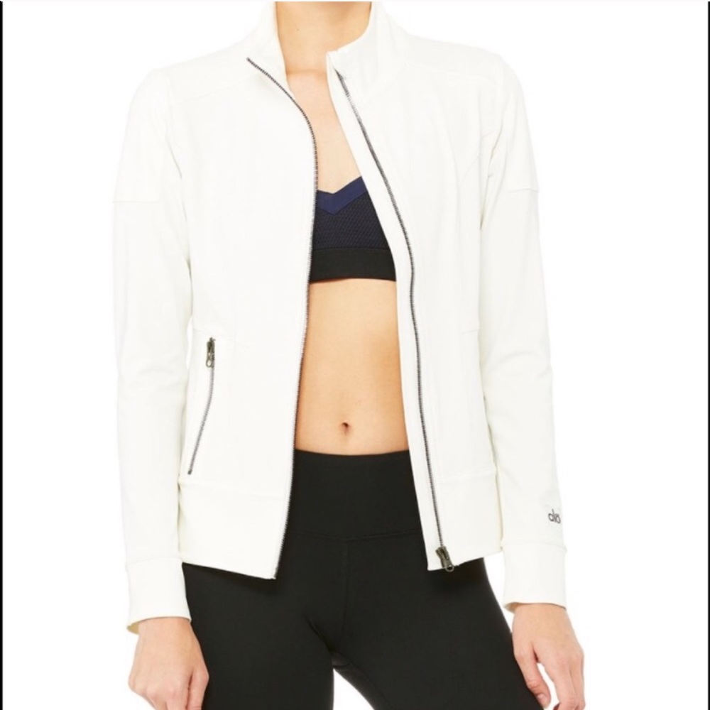 ALO Yoga Moto jacket like new - off white
